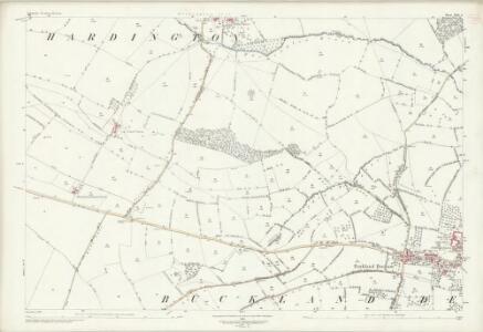 Somerset XXX.5 (includes: Buckland Dinham; Hemington; Lullington; Mells) - 25 Inch Map