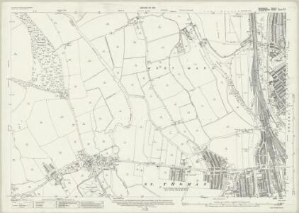 Berkshire II.14 (includes: North Hinksey; Oxford; Wytham) - 25 Inch Map