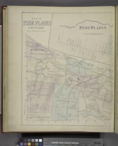 Map of Pine Plains Township. ; Pine Plains [Village]; Rock City [Village]