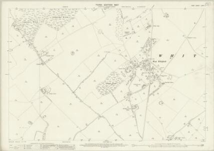 Kent LXVIII.1 (includes: Coldred; Temple Ewell; Whitfield) - 25 Inch Map