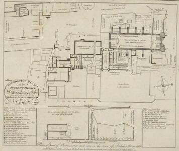 FOUNDATION PLAN of the ANCIENT PALACE of Westminster~ Measured, Drawn & Engraved by I. T. SMITH.