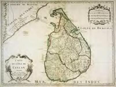 Carte de l'isle de Ceylan