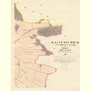 Kaltenlutsch - m2928-1-002 - Kaiserpflichtexemplar der Landkarten des stabilen Katasters