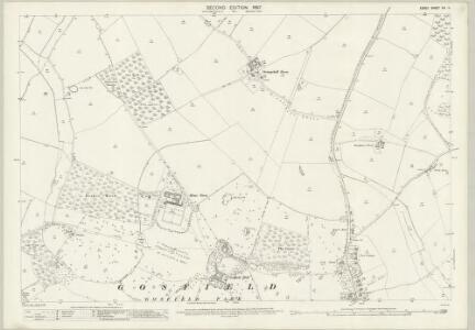 Essex (1st Ed/Rev 1862-96) XVI.11 (includes: Gosfield; Sible Hedingham) - 25 Inch Map