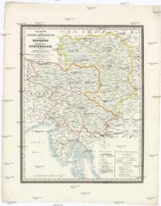Karte von Inner-Österreich, das ist des Königreiches Illirien und des Herzogthumes Steiermark