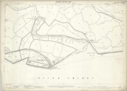 Essex (1st Ed/Rev 1862-96) LXXXV.1 (includes: Thurrock) - 25 Inch Map