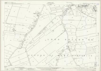 Lincolnshire CXLIV.1 (includes: Gedney; Long Sutton; Lutton) - 25 Inch Map