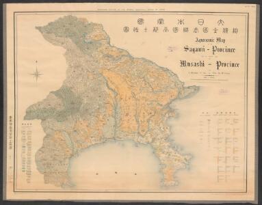 Agronomic map of the Sagami-Province and the southern part of Musashi-Province