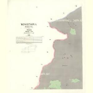 Wischnowa (Wissnowa) - c8613-1-005 - Kaiserpflichtexemplar der Landkarten des stabilen Katasters