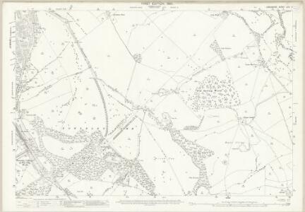 Lancashire LXIV.7 (includes: Burnley; Cliviger; Habergham Eaves; Worsthorne With Hurstwood) - 25 Inch Map