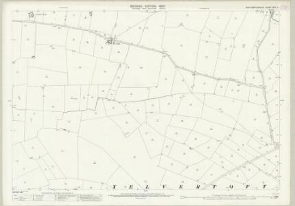 Northamptonshire XXIX.2 (includes: Claycoton; Lilbourne; Yelvertoft) - 25 Inch Map