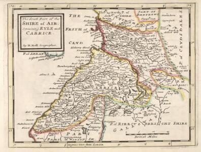 The South Part of the Shire of Air [i.e. Ayr], containing Kyle and Carrick  / by H. Moll.