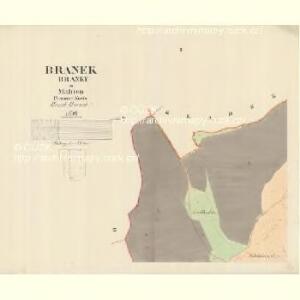 Branek (Branky) - m0204-1-001 - Kaiserpflichtexemplar der Landkarten des stabilen Katasters