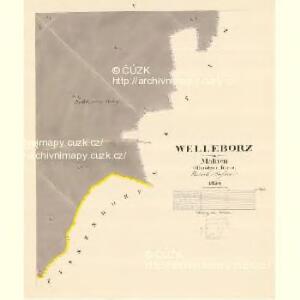 Welleborz - m3296-1-005 - Kaiserpflichtexemplar der Landkarten des stabilen Katasters