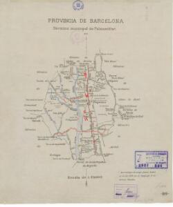 Mapa planimètric de Palau de Plegamans