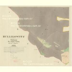 Bullikowitz - m0161-1-002 - Kaiserpflichtexemplar der Landkarten des stabilen Katasters