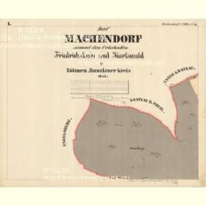 Machendorf - c4350-1-001 - Kaiserpflichtexemplar der Landkarten des stabilen Katasters