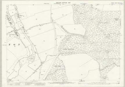 Dorset XXV.2 (includes: Long Crichel; Tarrant Launceston; Tarrant Monkton; Tarrant Rawston; Tarrant Rushton) - 25 Inch Map