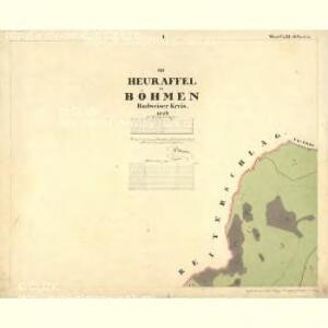 Heuraffel - c6182-1-001 - Kaiserpflichtexemplar der Landkarten des stabilen Katasters