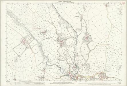 Cornwall LXVIII.14 (includes: Ludgvan; Madron; Penzance) - 25 Inch Map