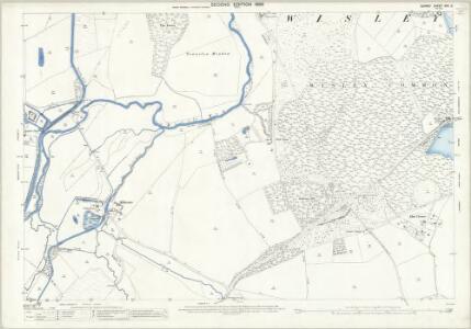 Surrey XVII.11 (includes: Ockham; Pyrford; Wisley) - 25 Inch Map