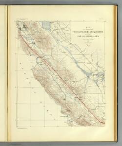 Coast Ranges showing San Andreas Rift.