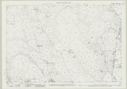 Cornwall XLII.2 (includes: Lanlivery; Luxulyan) - 25 Inch Map