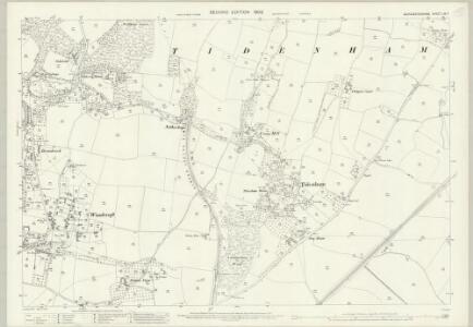 Gloucestershire LIV.7 (includes: Tidenham) - 25 Inch Map