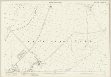 Leicestershire XXVIII.11 (includes: Austrey; Twycross) - 25 Inch Map