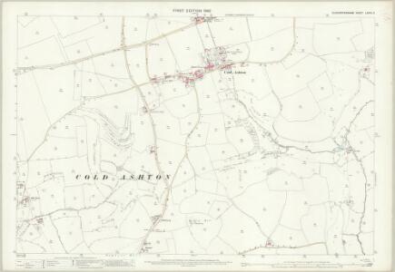 Gloucestershire LXXVII.3 (includes: Cold Ashton; Marshfield) - 25 Inch Map