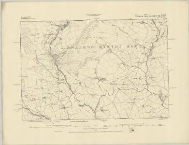 Montgomeryshire V.NW - OS Six-Inch Map