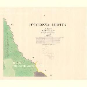 Dwarozna Lhotta - m3176-1-008 - Kaiserpflichtexemplar der Landkarten des stabilen Katasters