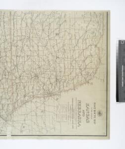 Post route map of the states of Kansas and Nebraska : showing post offices with the intermediate distances and mail routes in operation on the 1st of December, 1900 / published by order of Postmaster General Charles Emory Smith under the direction of ...