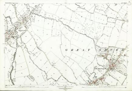 Gloucestershire XXVI.14 (includes: Badgeworth; Shurdington; Up Hatherley) - 25 Inch Map