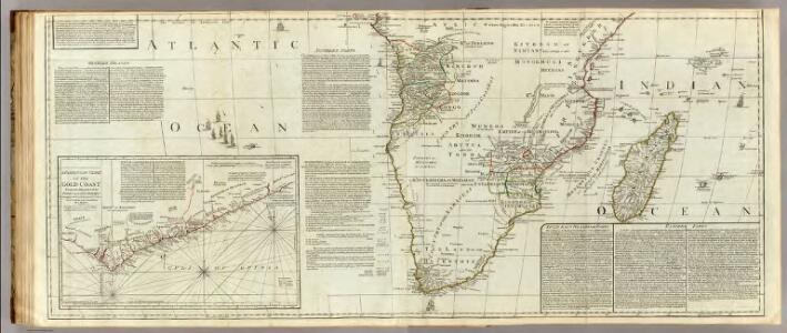 (Africa, with all its states, kingdoms, republics, regions, islands, &ca.  Southern section)