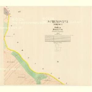 Scherowitz (Žerowic) - c9418-1-002 - Kaiserpflichtexemplar der Landkarten des stabilen Katasters