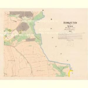 Rokitno - c6528-1-003 - Kaiserpflichtexemplar der Landkarten des stabilen Katasters