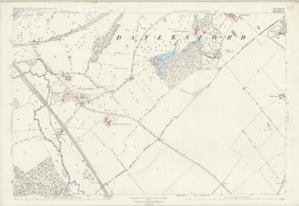Worcestershire LXII.16 (includes: Adlestrop; Bledington; Kingham; Oddington) - 25 Inch Map