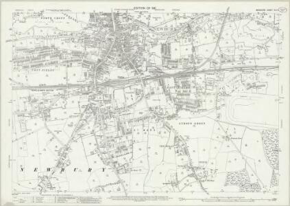 Berkshire XLIII.1 (includes: Greenham; Newbury) - 25 Inch Map
