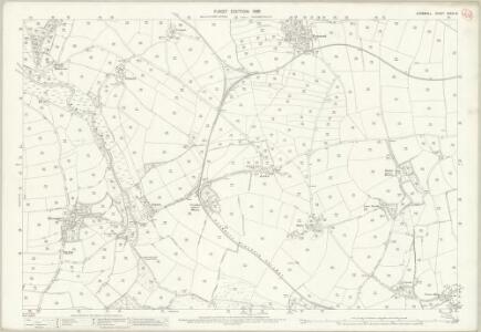 Cornwall XXXIX.8 (includes: Colan; Cubert; Newlyn; Newquay) - 25 Inch Map