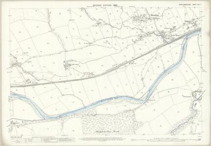 Northumberland (Old Series) XCII.7 (includes: Henshaw; Melkridge; Plenmeller; Ridley) - 25 Inch Map