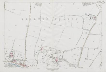 Wiltshire XXX.7 (includes: Chilton Foliat; Hungerford) - 25 Inch Map