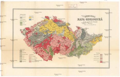 Přehledná mapa geologická zemí Koruny české