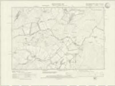 Montgomeryshire XLIX.NW - OS Six-Inch Map
