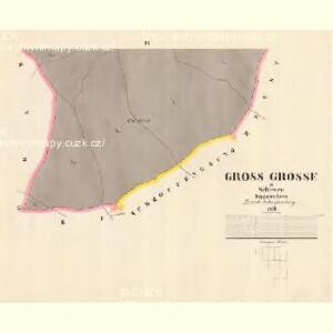 Gross Grosse - m3308-1-006 - Kaiserpflichtexemplar der Landkarten des stabilen Katasters
