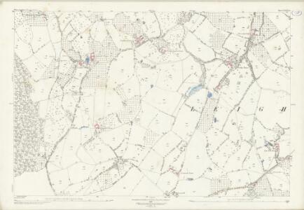 Worcestershire XXXII.16 (includes: Alfrick; Cradley; Leigh) - 25 Inch Map