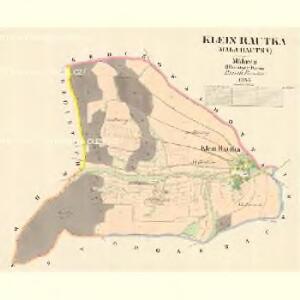 Klein Rautka (Mala Rautka) - m1690-1-001 - Kaiserpflichtexemplar der Landkarten des stabilen Katasters