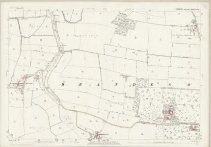 Yorkshire CXCVI.3 (includes: Brandesburton) - 25 Inch Map