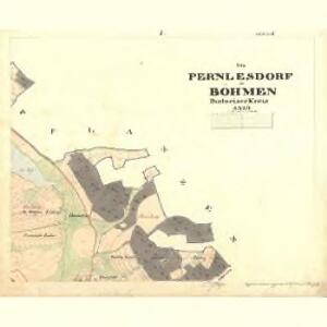Pernlesdorf - c4854-1-002 - Kaiserpflichtexemplar der Landkarten des stabilen Katasters