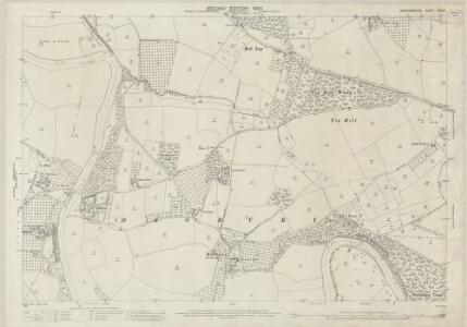 Herefordshire XXXII.1 (includes: Bredwardine; Brobury; Letton; Moccas; Monnington On Wye; Staunton On Wye) - 25 Inch Map